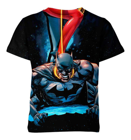 Batman Angry Under Joker Shirt