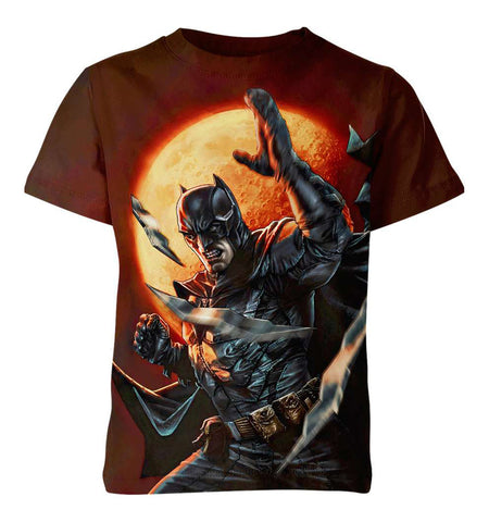 Batman Batarang Orange Moon Shirt