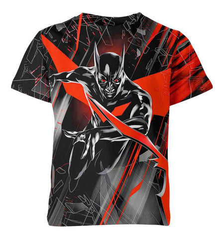 Batman Beyond Red Black Glass Shirt