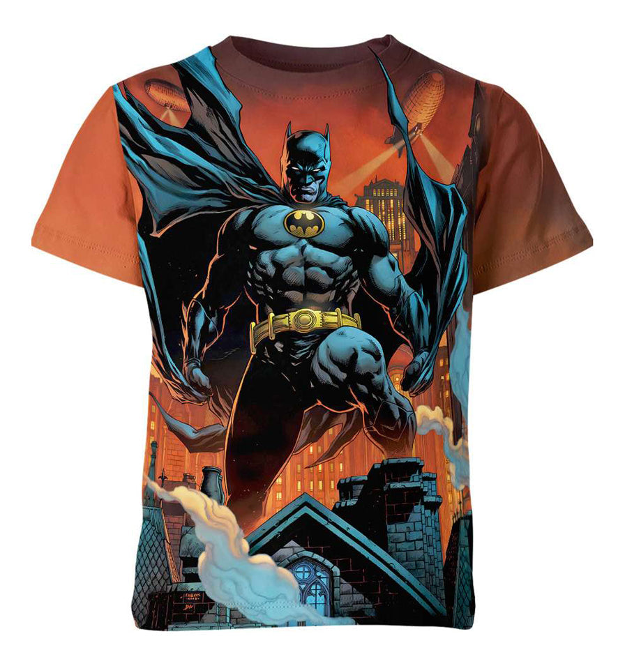 Batman Stand on Gotham City Batsignal Shirt