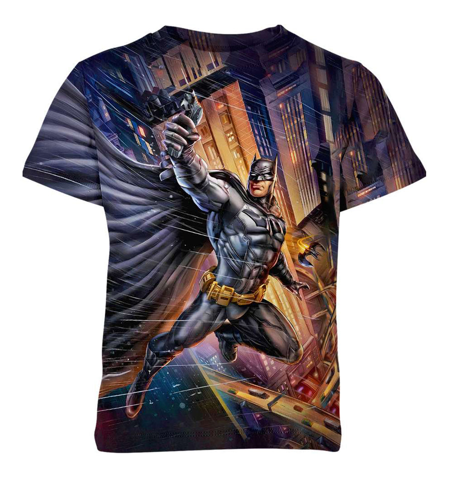 Batman Usegrapple Gun Fly Gotham City Shirt