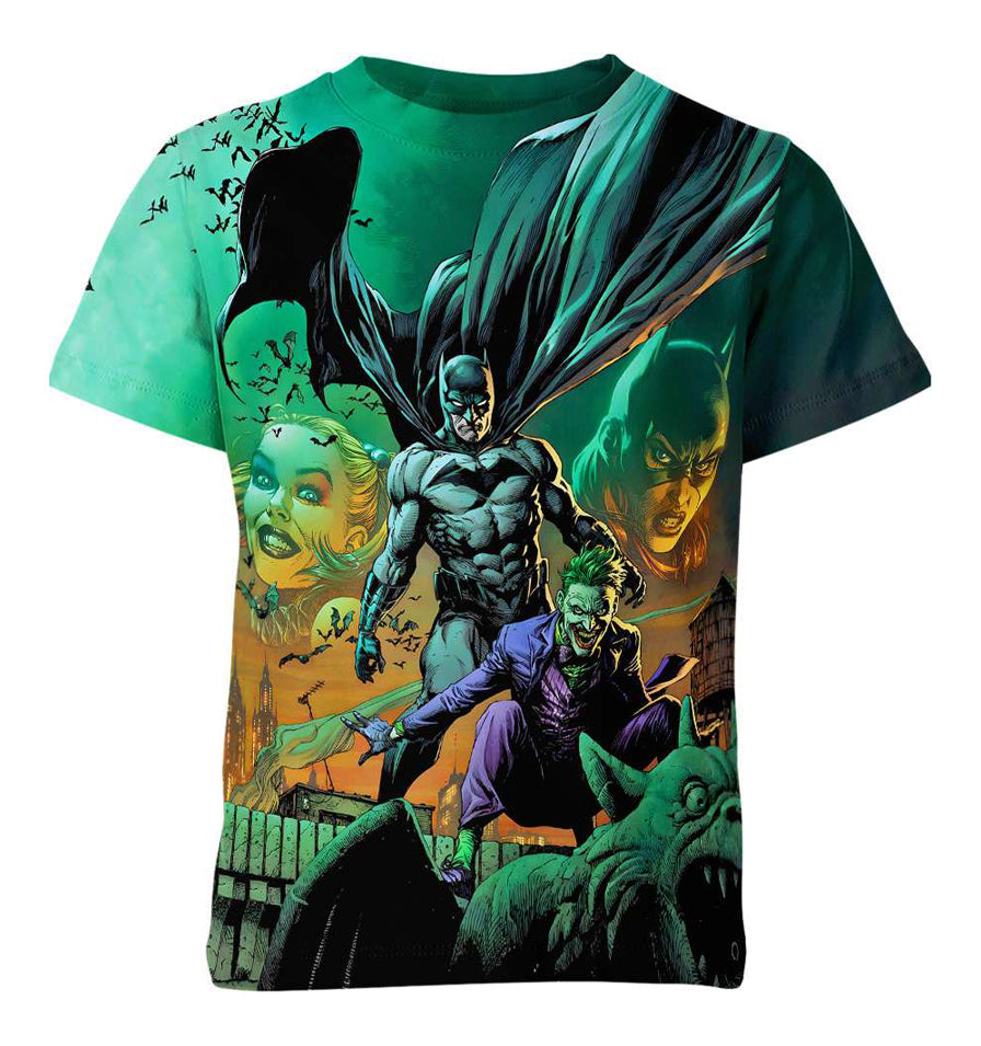 Batman Vs Joker Harley Quiin Catwoman Shirt