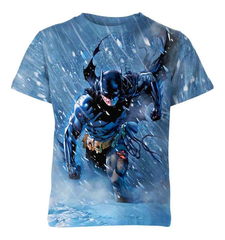 Batman Walking Under Snowstorm Shirt