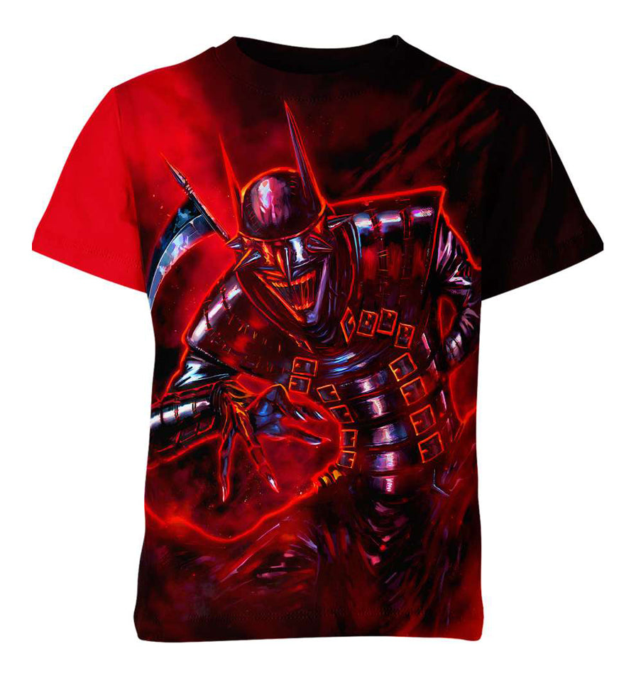 Batman Who Laughs Dark Red Armor Shirt